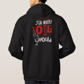 du regierst deine Welt Hoodie (Rückseite)
