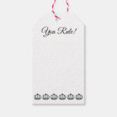 "Du regierst!" Geschenkanhänger (Vorderseite)