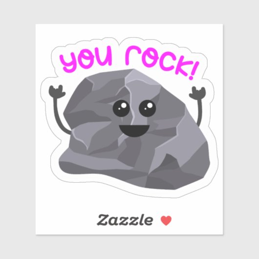 Du Rock! Aufkleber (Blatt)