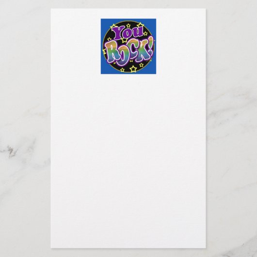 Du Rock! Briefpapier (Vorderseite)