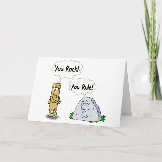 Du Rock, du regierst Karte (Vorderseite)