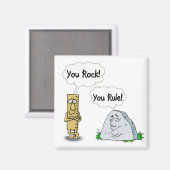 Du Rock, du regierst Magnet (Vorderseite/Rückseite)