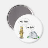 Du Rock, du regierst Magnet (Vorderseite/Rückseite)