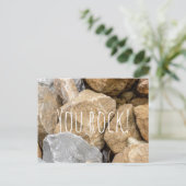 Du Rock! Ein lustiges Optimismus Postkarte (Stehend Vorderseite)