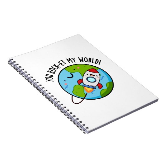 Du Rock et my World Funny Rocket Pub Notizblock (Rechte Seite)
