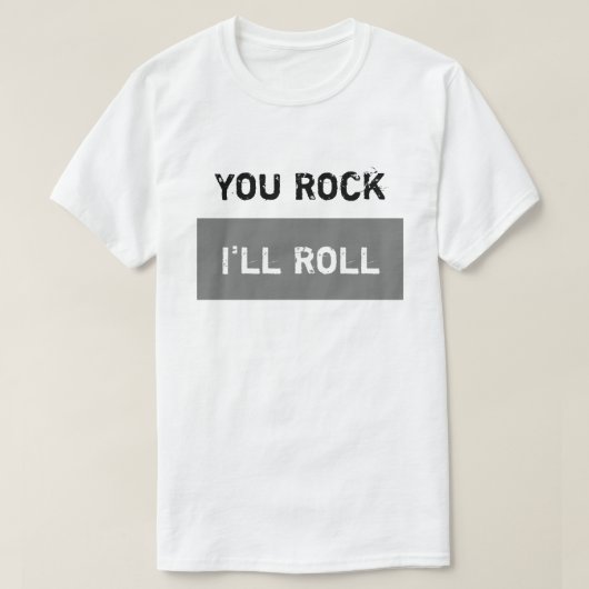 Du Rock - ich werde Roll T-Shirt (Design vorne)
