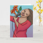 Du Rock! Karte (Gelbe Blume)