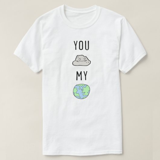 Du Rock my World Funny T - Shirt (Design vorne)