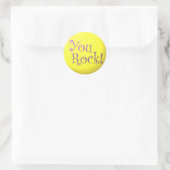 Du Rock! Sticker (Tasche)