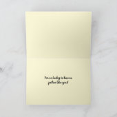 Du Rock, Vater! Glückliche Vatertagskarte Karte (Innenseite)