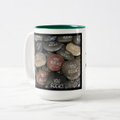 Du Rock! Zweifarbige Tasse (Vorderseite Links)