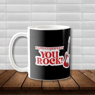 Du rockst den Vatertag Kaffeetasse