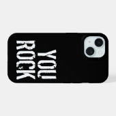 Du Rockst - iPhone 15 Hülle (Rückseite (Horizontal))