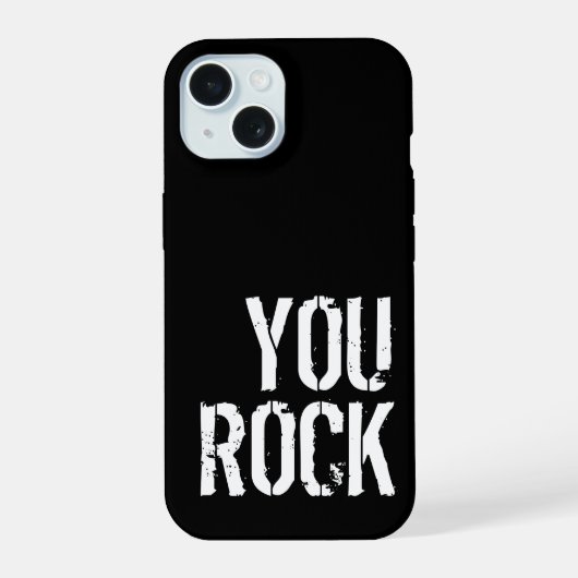 Du Rockst - iPhone 15 Hülle (Rückseite)