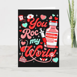 Du rockst meine Welt Krankenpfleger Valentinstag E Karte
