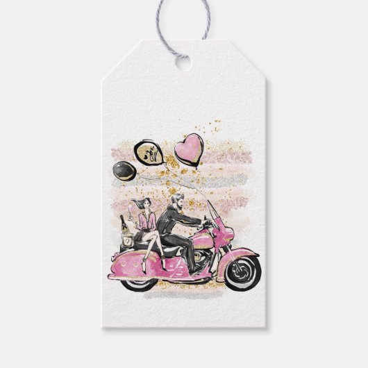 Du rockst meine Welt | Verallgemeinerung von Motor Geschenkanhänger (Vorderseite)