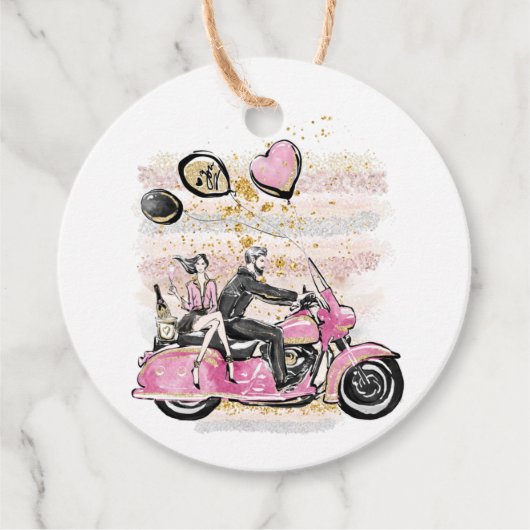 Du rockst meine Welt | Verallgemeinerung von Motor Geschenkanhänger (Vorderseite)