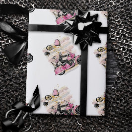 Du rockst meine Welt | Verallgemeinerung von Motor Geschenkpapier