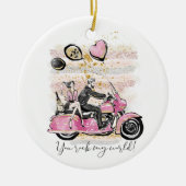 Du rockst meine Welt | Verallgemeinerung von Motor Keramik Ornament (Vorne)