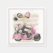 Du rockst meine Welt | Verallgemeinerung von Motor Serviette (Vorderseite)