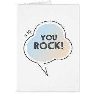 Du rockst Text in Chat-Blase