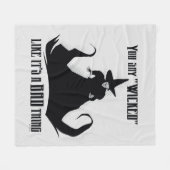 Du sagst "gewickt", als wäre es eine schlechte Sac Fleecedecke (Vorderseite (Horizontal))