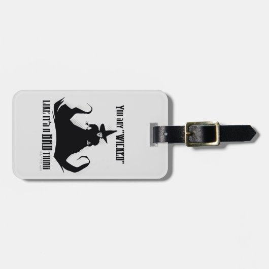 Du sagst "gewickt", als wäre es eine schlechte Sac Gepäckanhänger (Vorderseite horizontal)