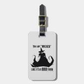 Du sagst "gewickt", als wäre es eine schlechte Sac Gepäckanhänger (Vorderseite vertikal)