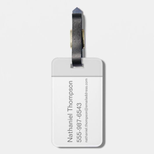 Du sagst "gewickt", als wäre es eine schlechte Sac Gepäckanhänger (Rückseite vertikal)