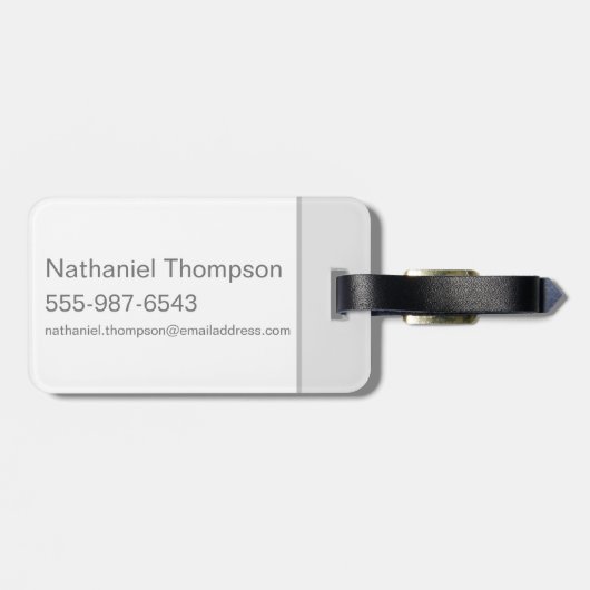 Du sagst "gewickt", als wäre es eine schlechte Sac Gepäckanhänger (Rückseite horizontal)