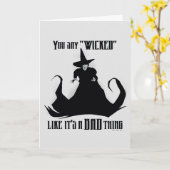 Du sagst "gewickt", als wäre es eine schlechte Sac Karte (Gelbe Blume)