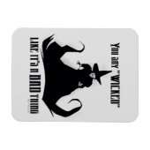 Du sagst "gewickt", als wäre es eine schlechte Sac Magnet (Horizontal)