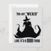 Du sagst "gewickt", als wäre es eine schlechte Sac Postkarte (Vorne/Hinten)