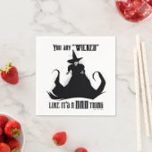 Du sagst "gewickt", als wäre es eine schlechte Sac Serviette (Beispiel)