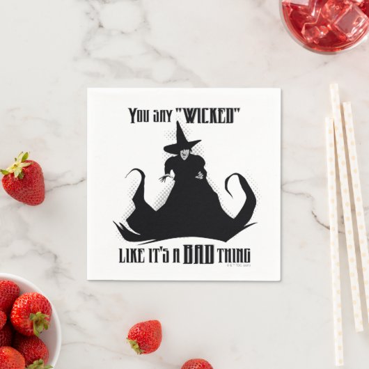 Du sagst "gewickt", als wäre es eine schlechte Sac Serviette (Beispiel)