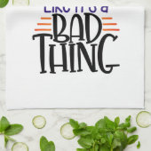 Du sagst Hexe, als wäre es ein schlechtes Hallowee Geschirrtuch (Gefaltet)