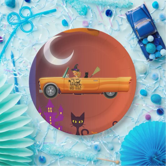 Du sagst Hexe, als wäre es eine schlechte Sache Pappteller (Party)