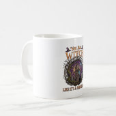 Du sagst Hexe als wäre es etwas Schlechtes Hallowe Kaffeetasse (Vorderseite Links)