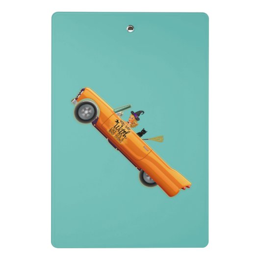 Du sagst, Hexe sei schlecht Mini Klemmbrett (Rückseite)