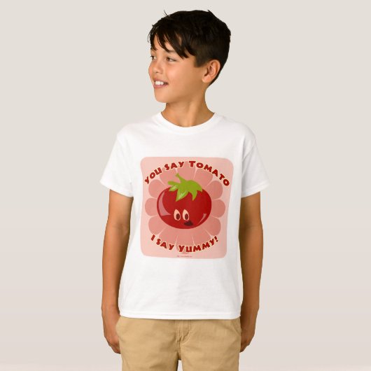 Du sagst Tomato! T-Shirt (Vorne ganz)