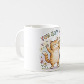 Du schaffst das! Motivations-Tasse mit Zitat  Kaffeetasse (Vorderseite Links)