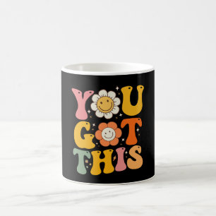 Du Schaffst Das Motivierender Testtag Groovy Kaffeetasse