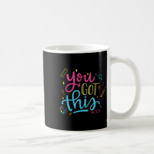 Du Schaffst Das Motivierender Testtag Lehrer Stud Kaffeetasse
