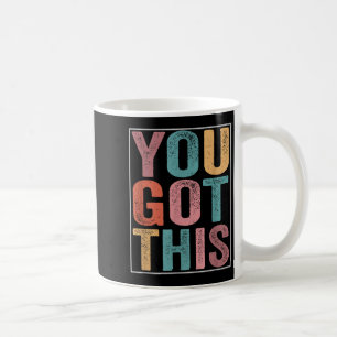 Du Schaffst Das Motivierendes Testtag-Design Für T Kaffeetasse