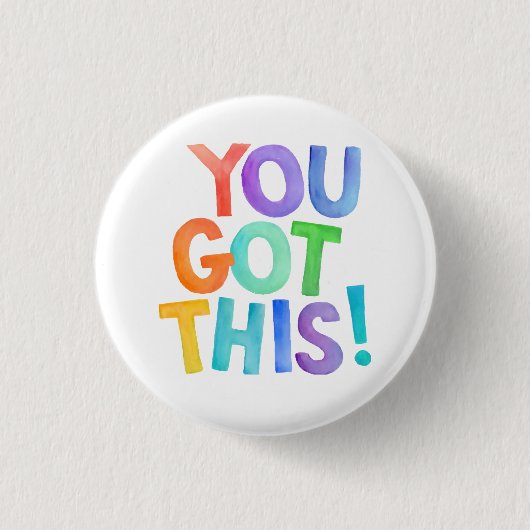 Du Schaffst Das, Positive Worte Button (Vorderseite)