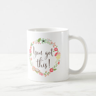 Du Schaffst Das Script   Blumenkranz Tasse