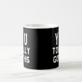 Du schaffst das total kaffeetasse (Mittel)