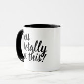 Du schaffst das total! tasse (Vorderseite Links)