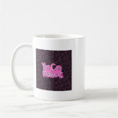 Du Schaffst Es Aufkleber Kaffeetasse (Links)