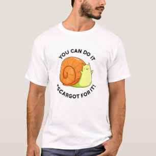 Du Schaffst Es Escargot Dafür Lustiger Schneckenwi T-Shirt
